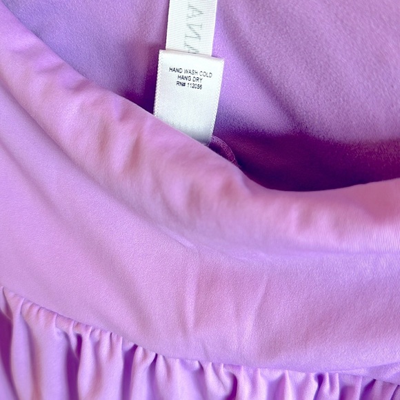Zenana Match Point Tennis Skort Size Large Lavender Pull On Built In Shorts - Picture 9 of 12